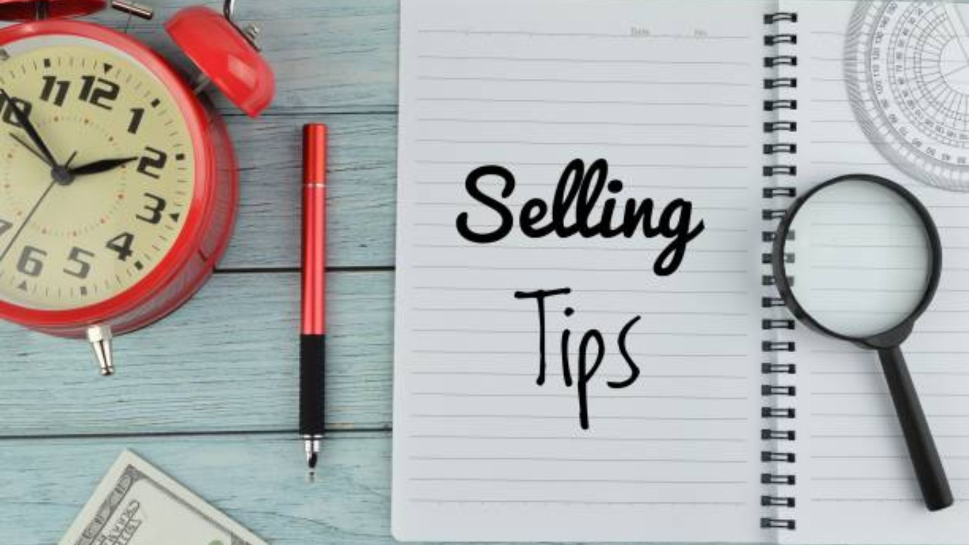 Image showcasing tips on writing selling texts